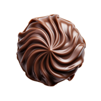 ai généré Chocolat bonbons Haut vue agrafe art png