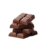 ai generado chocolate acortar Arte png