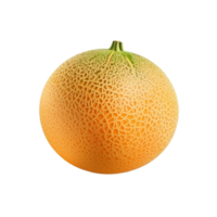 AI generated Cantaloupe melon clip art png