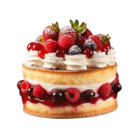 ai généré gâteau agrafe art png