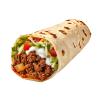 AI generated Burrito clip art png