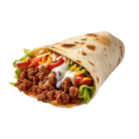 ai genererad burrito klämma konst png