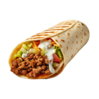 AI generated Burrito clip art png