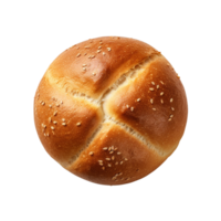 AI generated Bread bun clip art png