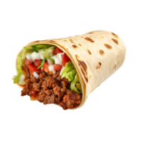 ai genererad burrito klämma konst png