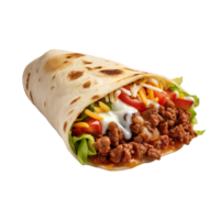 AI generated Burrito clip art png