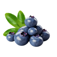 AI generated Blueberry clip art png