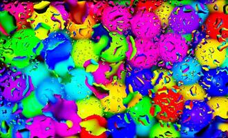 full hd abstract colorful background, abstract wallpaper with water drops, 4k colorful background, drops of water photo