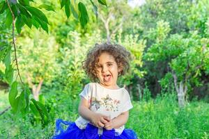 portrait of a little child, portrait of a little girl, portrait of a child photo