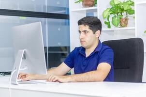 person working in office, person at the work photo