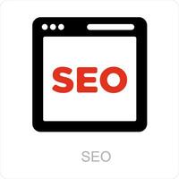 Seo and optimization icon concept vector