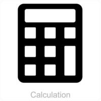 Calculation and accounting icon concept vector