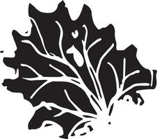 Hand drawn black leaves. Vintage leaf, great design for any purposes. vector