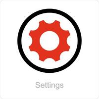 Settings and gear icon concept vector