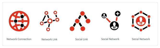 Network Connection and network link vector