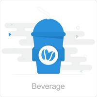 Beverage and drink icon concept vector