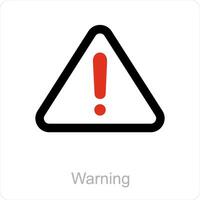 Warning and alert icon concept vector