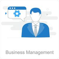 Business Management and corporate icon concept vector