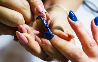 person in the beauty salon photo