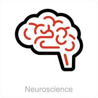 Neuroscience and mind icon concept vector