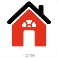 Home and real estate icon concept vector