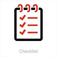 Checklist and list icon concept vector