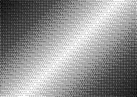 Dither bitmap texture. 8 bit electronic arcade game graphic, horizontal frame with noise diffusion effect. Vector background