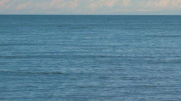 Blue Colored Clear Calm Water Surface Texture With Ripples. Calm And Meditative Nature Concept. video