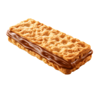 AI generated Biscuit bar clip art png