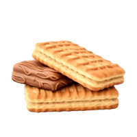 AI generated Biscuit bar clip art png
