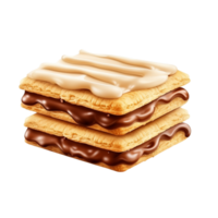 ai généré biscuit bar agrafe art png