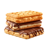 ai gegenereerd biscuit bar klem kunst png