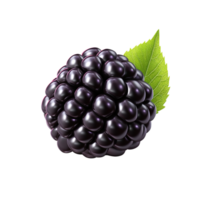 AI generated Blackberry clip art png