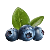 AI generated Blueberry clip art png