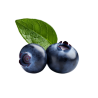 AI generated Blueberry clip art png