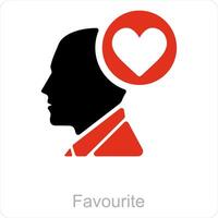 Favorite and love icon concept vector