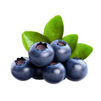 AI generated Blueberry clip art png