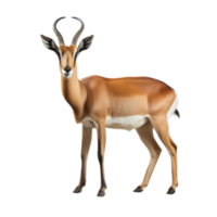 ai généré antilope agrafe art png