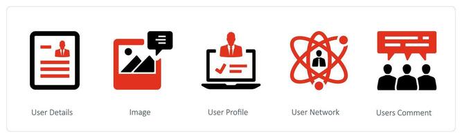 User Details, image and User Profile vector