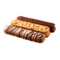 ai généré biscuit bar agrafe art png