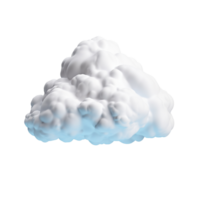 AI generated 3d cloud clip art png