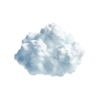 AI generated 3d cloud clip art png