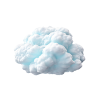 ai generiert 3d Wolke Clip Kunst png