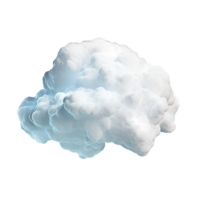 AI generated 3d cloud clip art png