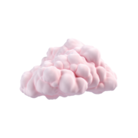 ai generado 3d nube acortar Arte png