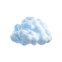 AI generated 3d cloud clip art png