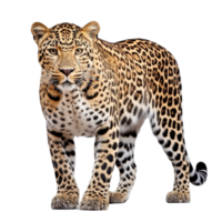 ai gerado leopardo grampo arte png