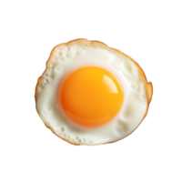 ai généré frit Oeuf agrafe art png