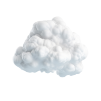 AI generated 3d cloud clip art png