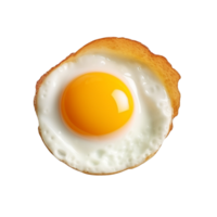 ai généré frit Oeuf agrafe art png